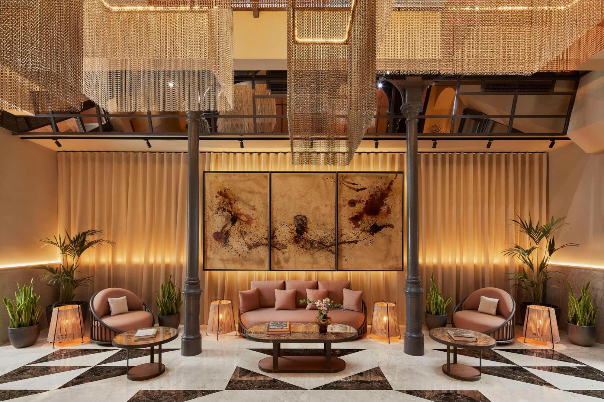 Nh 컬렉션 마드리드 팔라시오 드 테파 외부 사진 The lobby of the hotel